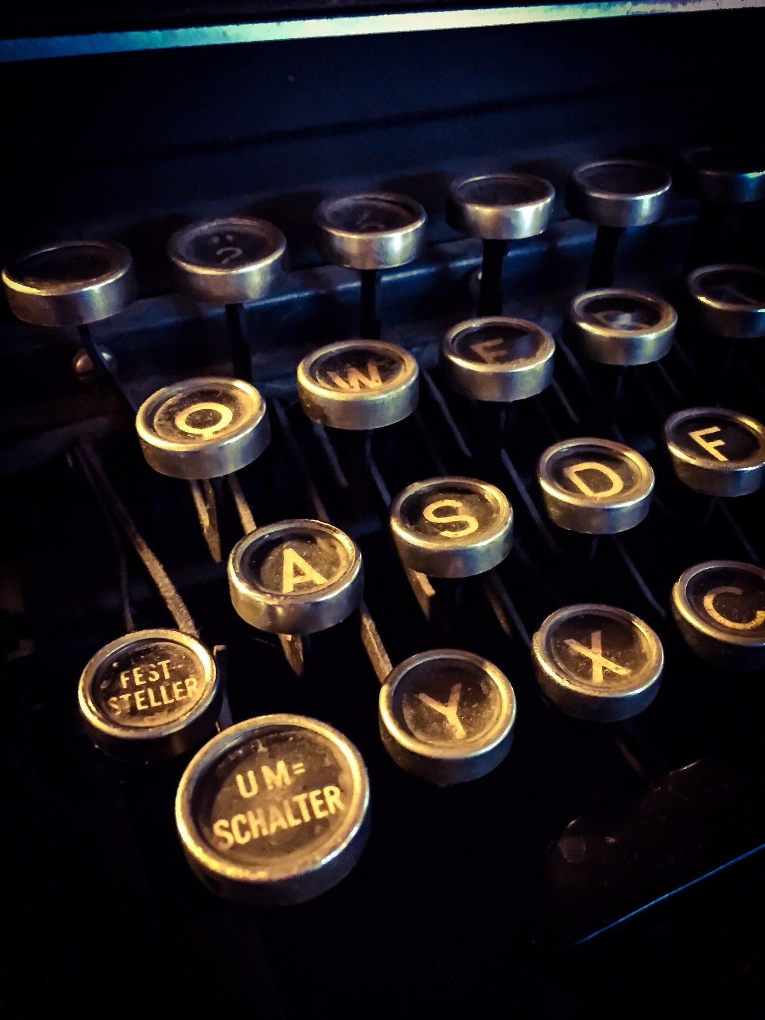 Close-up Of Typewriter